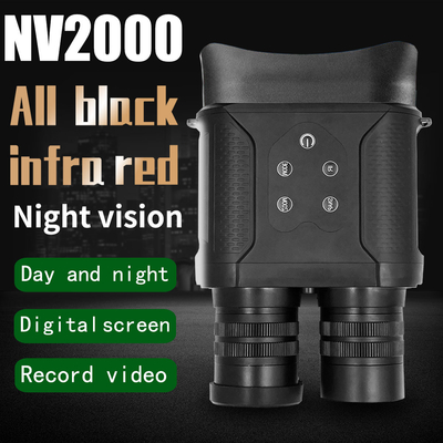 NV2000 Gece Görüş Gözlüğü HD 1080P 12MP SD 32GB Kızılötesi Av Dürbünü