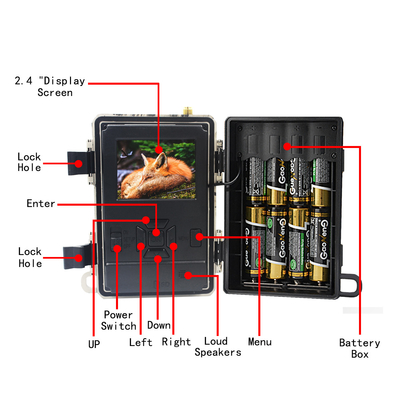 4.8CG Mobil Takip Kamerası SIM Kart 4G Lte CMOS 24MP