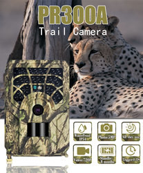 PR300A Hunter Takip Kamerası IP54 Su Geçirmez 46 adet IR Işıklar 720P
