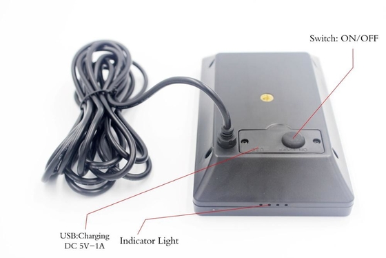 IP54 9V 16w Güneş Enerjisi Paneli 2400mAH Pil Kamera Aksesuarı